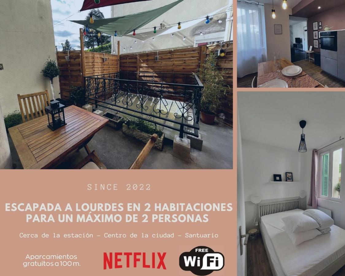 Escapade A Lourdes Dans Beau T2 Avec Terrasse - Proche Gare Et Centre Ville 외부 사진